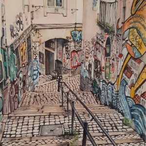 Graffiti Street, Lisbon (SOLD)