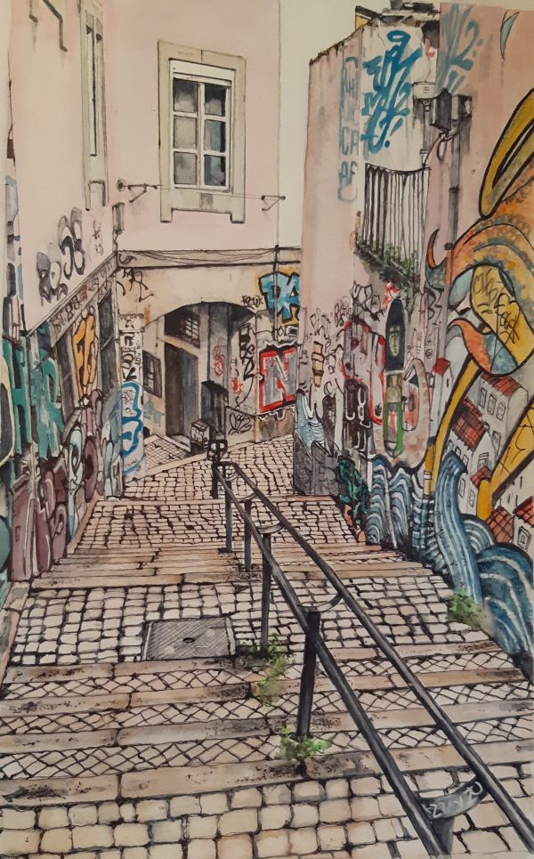 Graffiti Street, Lisbon (SOLD)