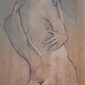 Nude,back view